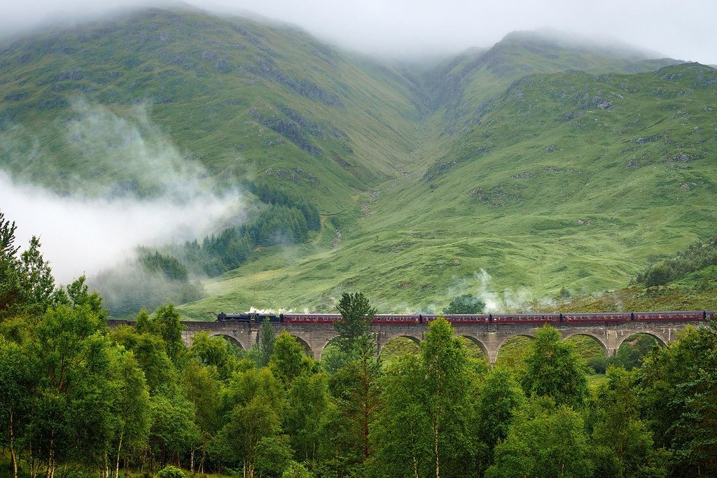 Real-Life Hogwart's Express Hogwart's Express Scotland