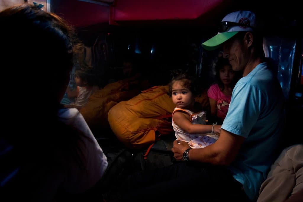 Who Needs Movies? Babies are Entertaining. Bus Luggage Compartment Thailand