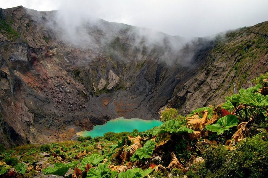 Volcano Irazu Crater Lake Volcano Irazu Costa Rica